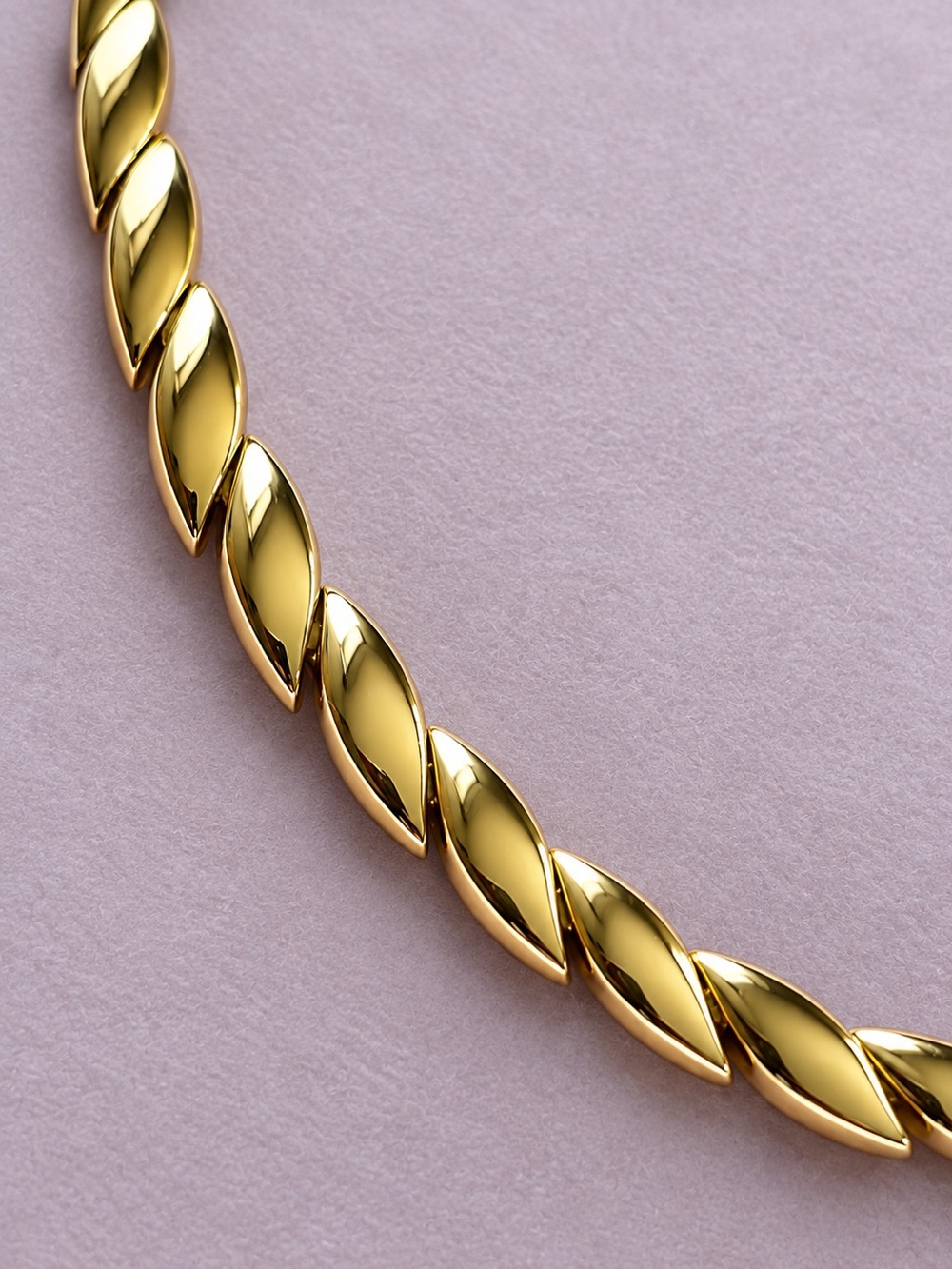 Twisted Link Bracelet 18k Gold Plated 🌺